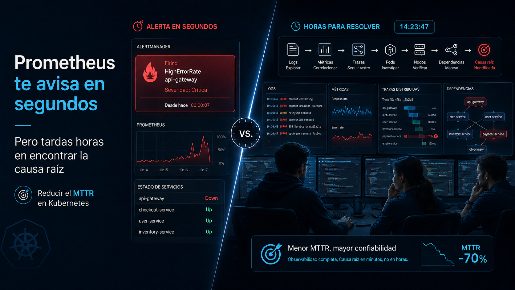 Why Prometheus alerts you in seconds, but fixing Kubernetes takes 14 hours