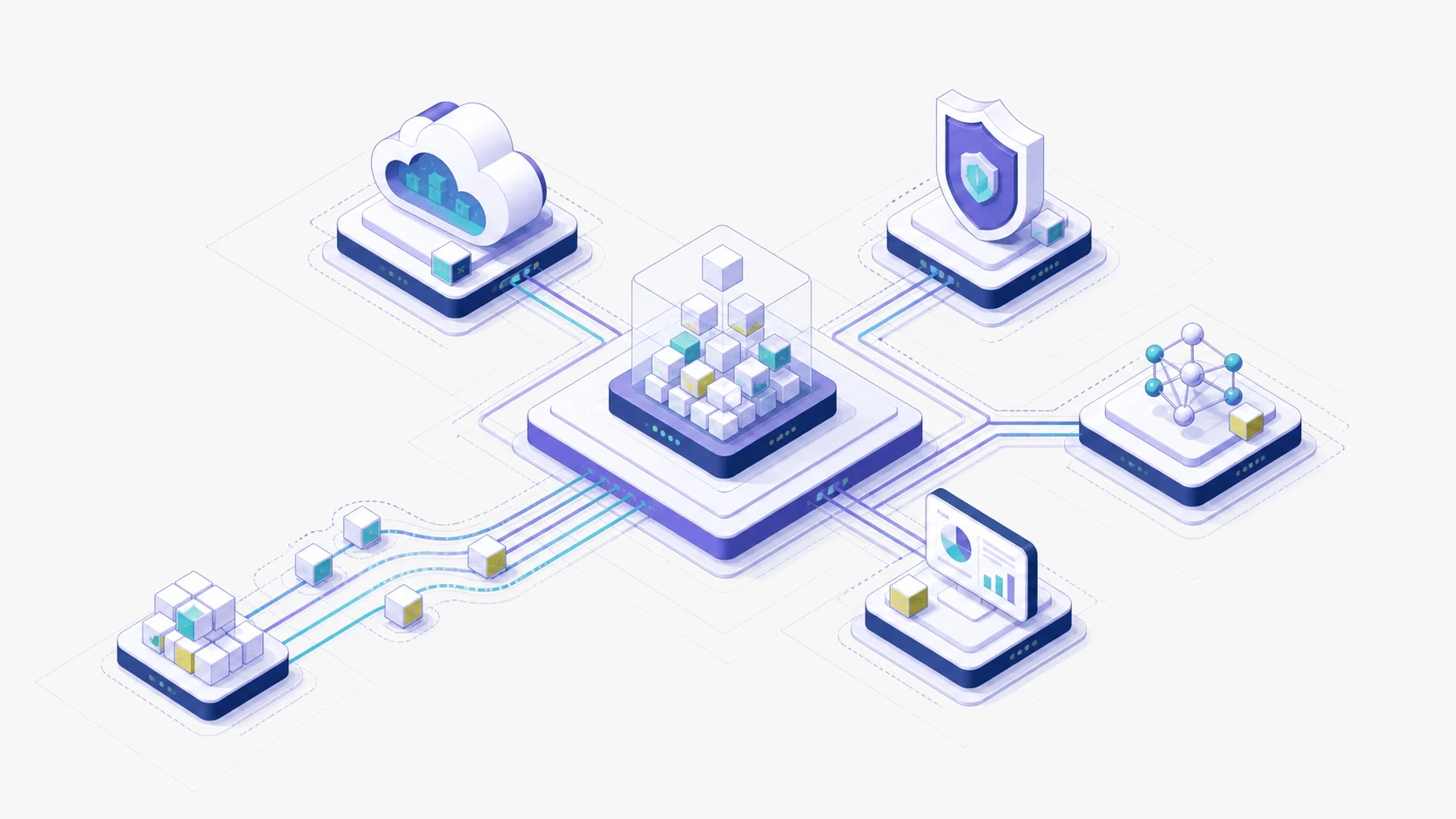 Bloques de inversión convergen en una plataforma empresarial de cloud, ciberseguridad, datos e inteligencia artificial